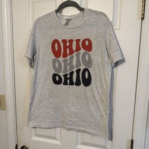 Ohio Triple-Color Graphic T-Shirt – Simple and Bold Design NWOT